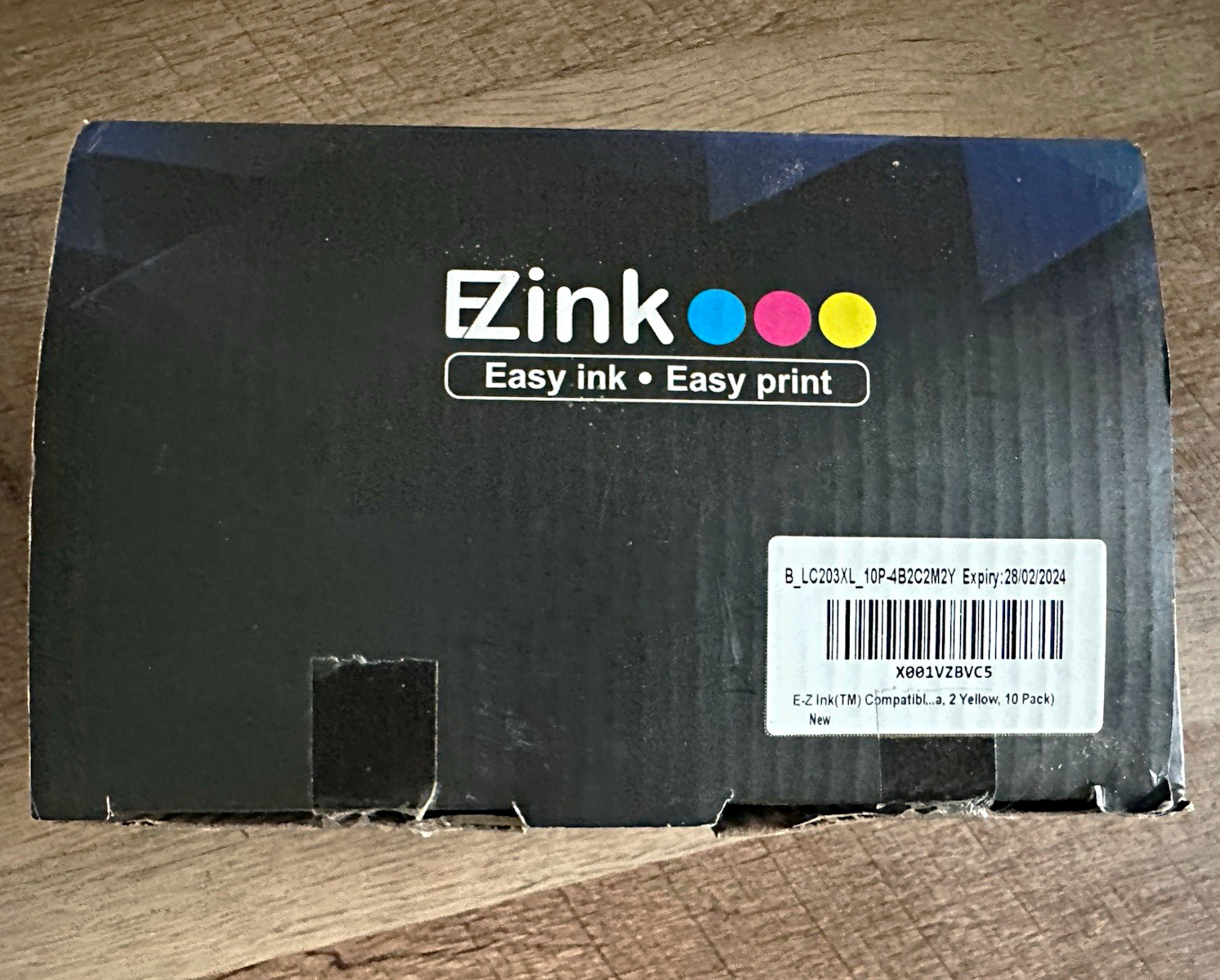 EZink LC203XL Compatible Ink Cartridges Set for Brother BK/C/M/Y Inkjet