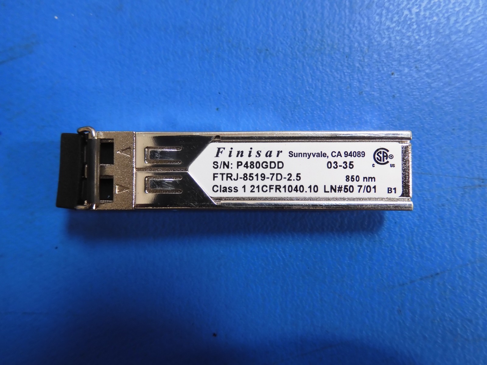 Genuine Finisar FTRJ-8519-7D-2.5 2Gb Short Wave Fibre Channel Transceiver