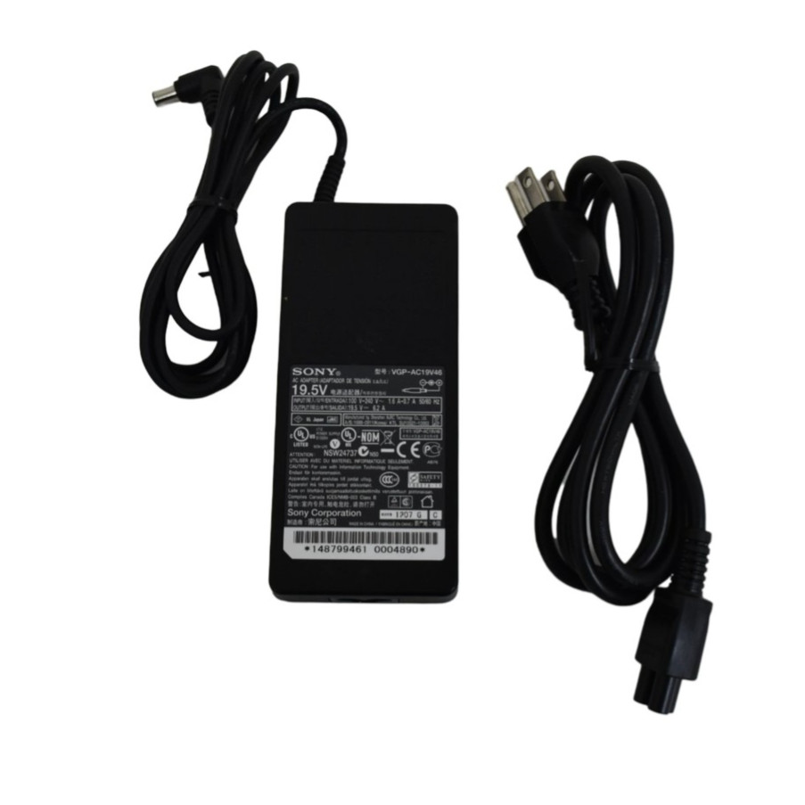 Genuine Original Sony VGP-AC19V46 19.5V 6.2A AC Power Adapter Charger