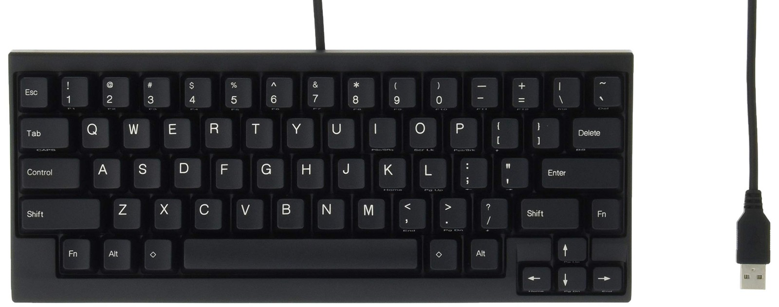 PFU Happy Hacking Keyboard Lite2 English Array USB Keyboard Black PD-KB200B/U