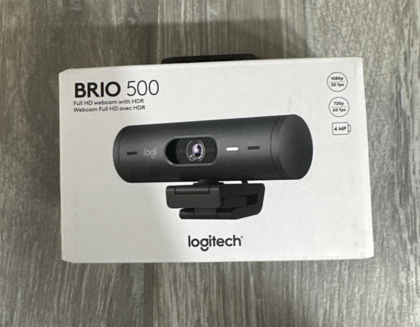 Logitech Brio 500 Full HD 1080p Webcam Brand New Sealed eBay 60fps (1920 x 1080)