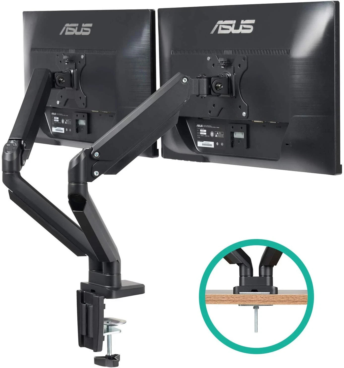 EleTab(ELTGM05-2) Dual Monitor Stand - Height Adjustable 32" - Brand New