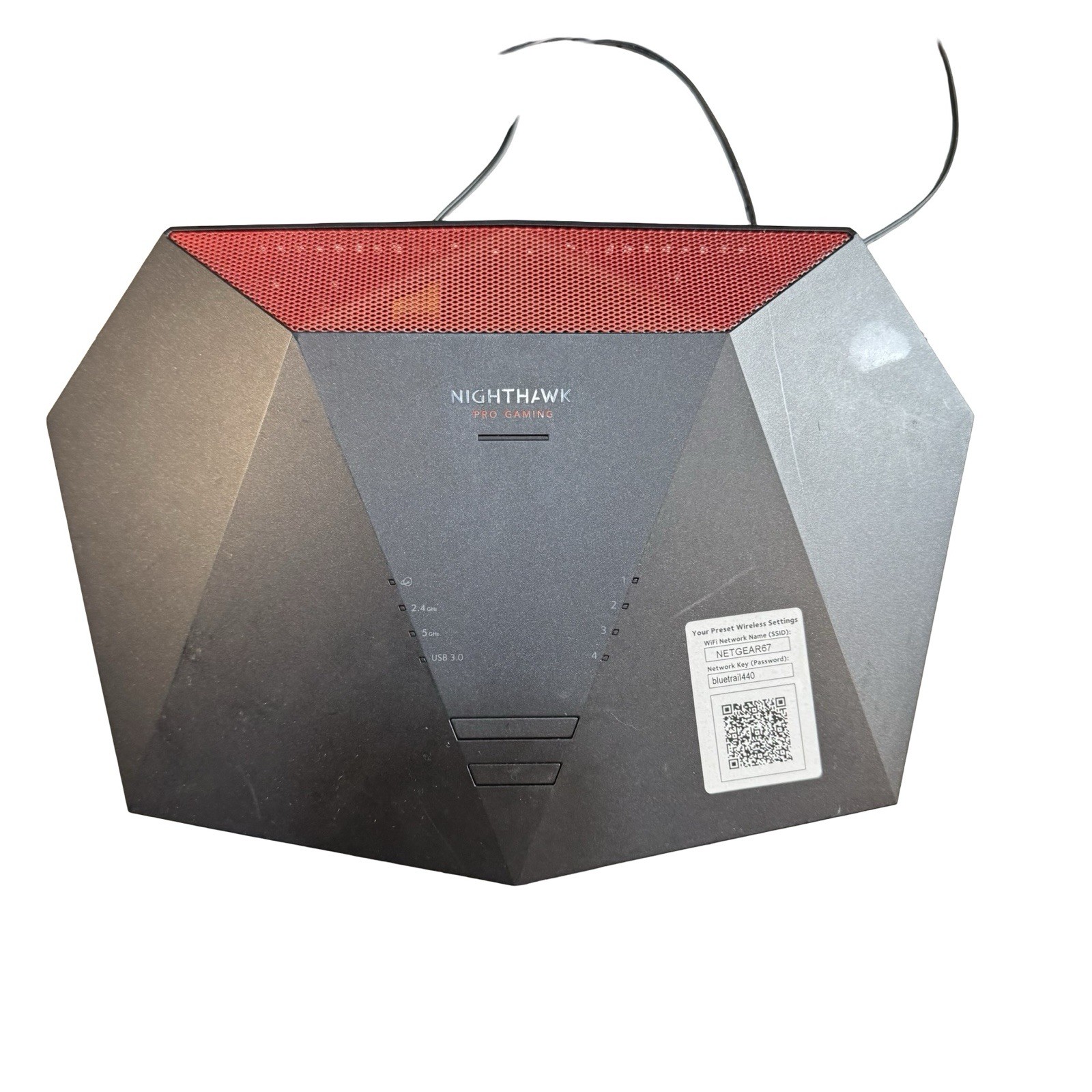 NETGEAR Nighthawk Pro Gaming Wi-Fi 6 Router - Black (XR1000-100NAS)
