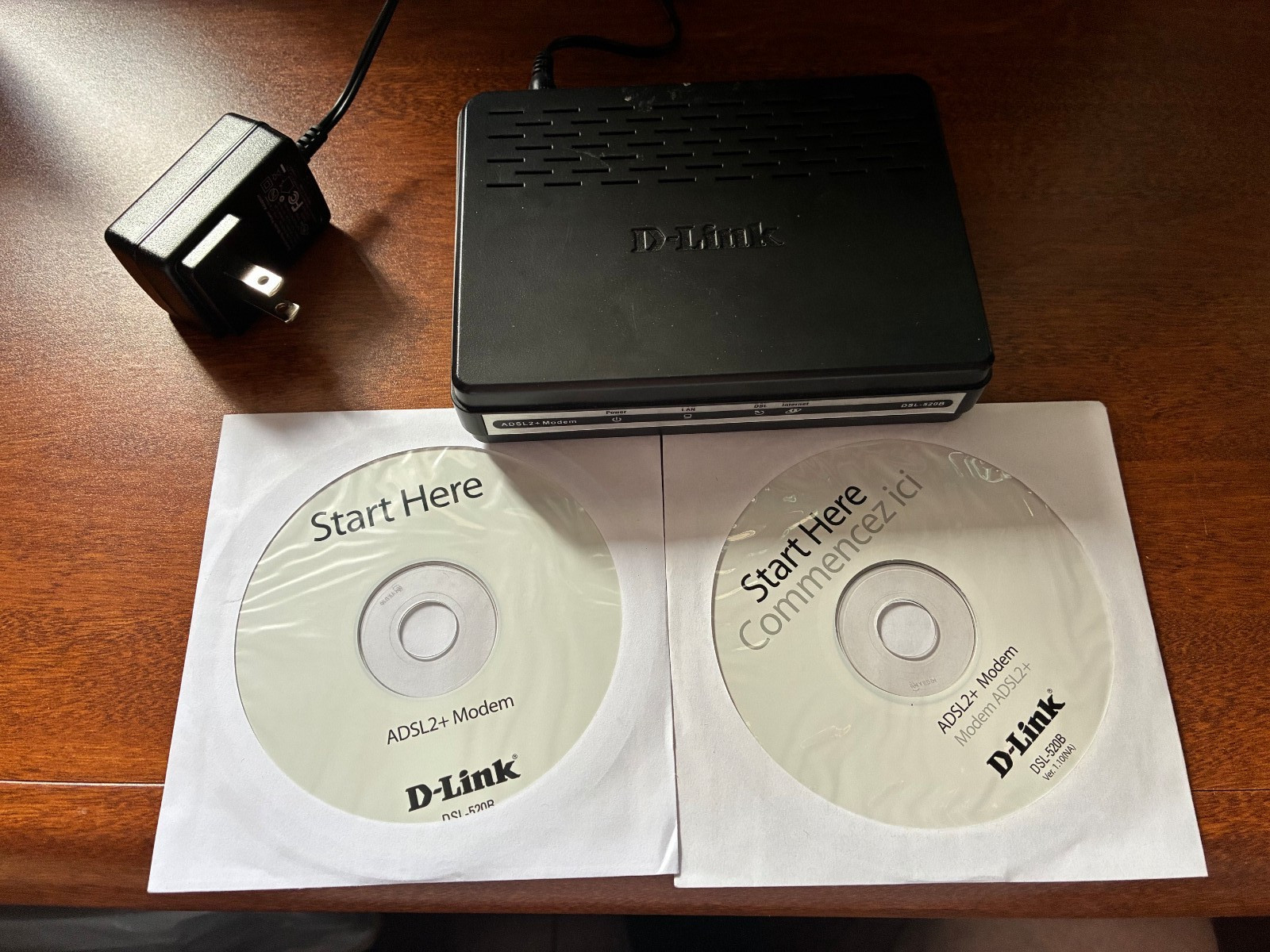 D-Link ADSL2+ Ethernet Modem-DSL-520B Broadband
