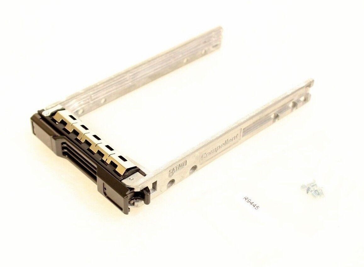 GHMP8 /7D4F6 Dell 2.5" HD TRAY kit with screws and labels NEW~ COMPELLANT
