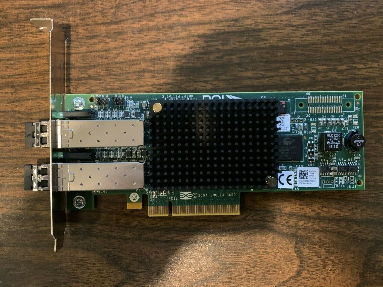 0C856M LPE12002 DELL 8GB DUAL PORTS FC PCI-E HBA C856M 