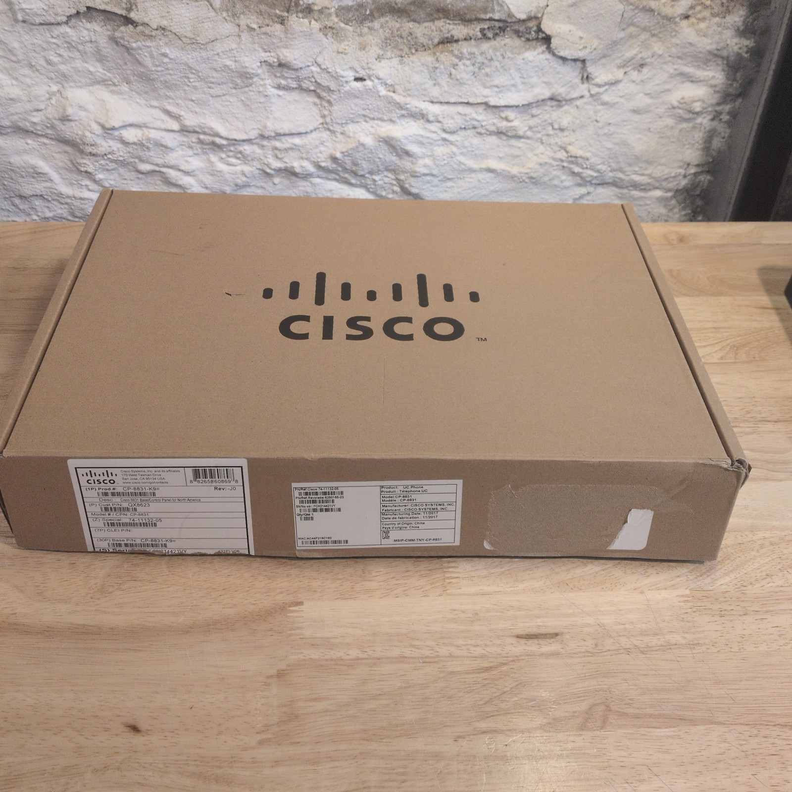 Cisco CP-8831-K9 IP Conference Phone Base & Control Unit *NEW IN BOX*