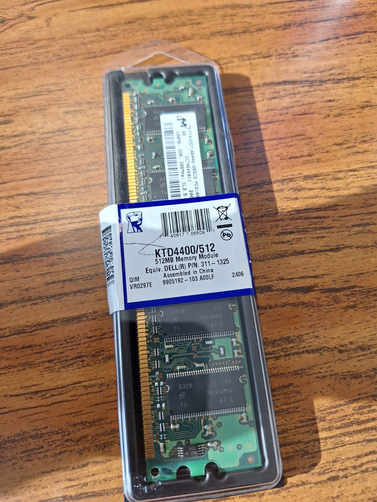 Kingston System-Specific Memory 512MB DIMM 266 MHz DDR SDRAM Memory...