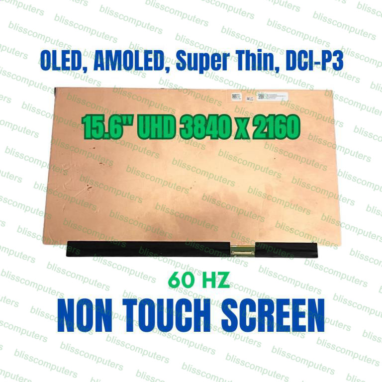 15.6" LCD Replacement ATNA56WR06-0 Non Touch 40 Pin Display UHD 4K