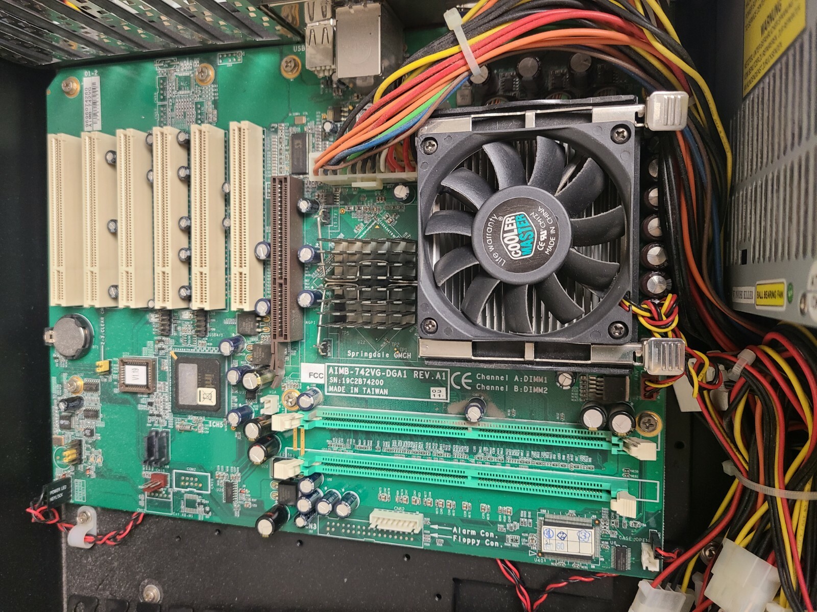 Advantech AIMB-742VG-DGA1 REV.A1 industrial computer motherboard 