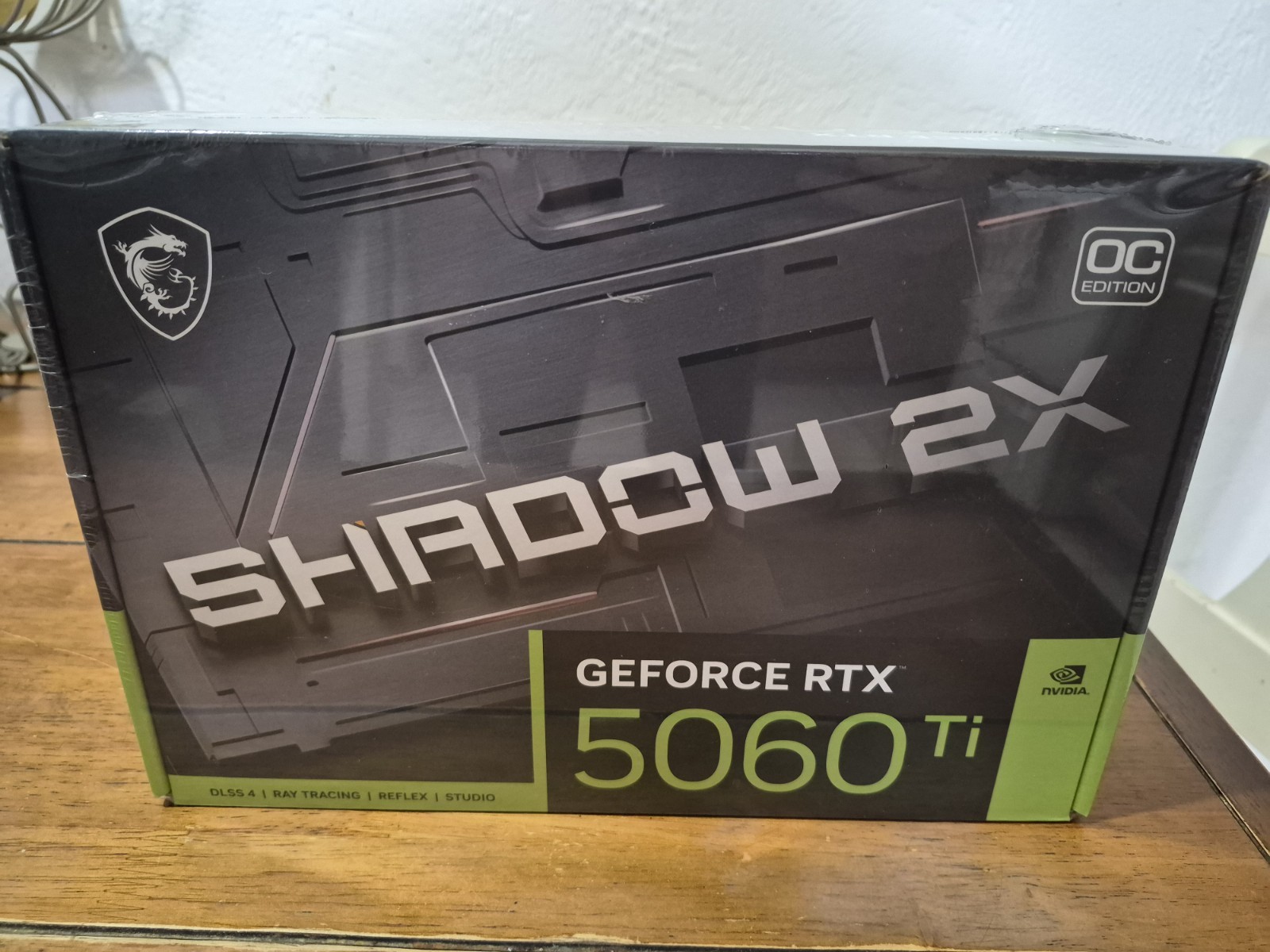 New MSI GeForce RTX 5060 Ti SHADOW 2X OC 8GB GDDR7 Graphics Card 