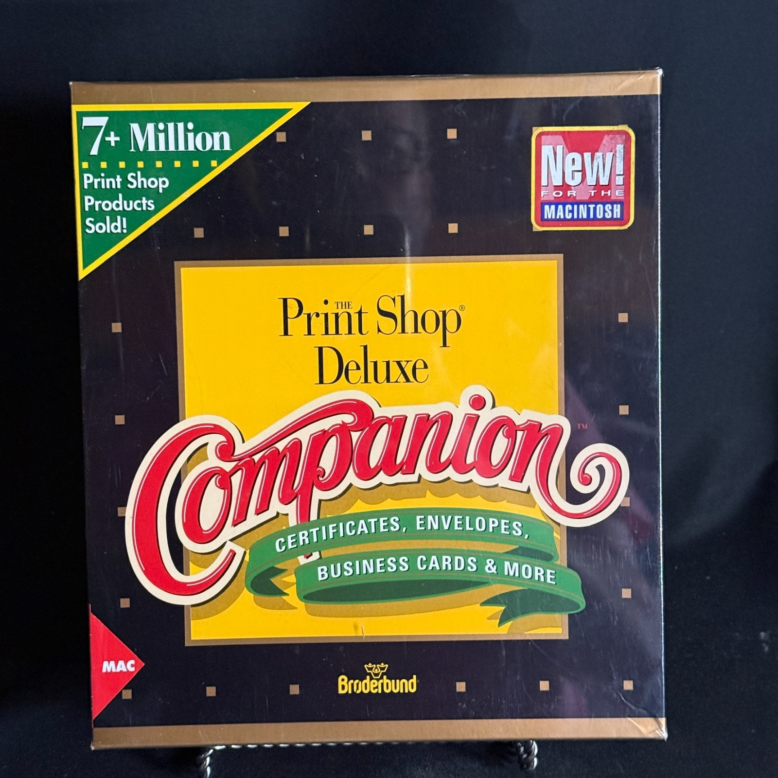 The Print Shop Deluxe Companion Macintosh SEALED Big Box Broderbund 1994 NOS Mac