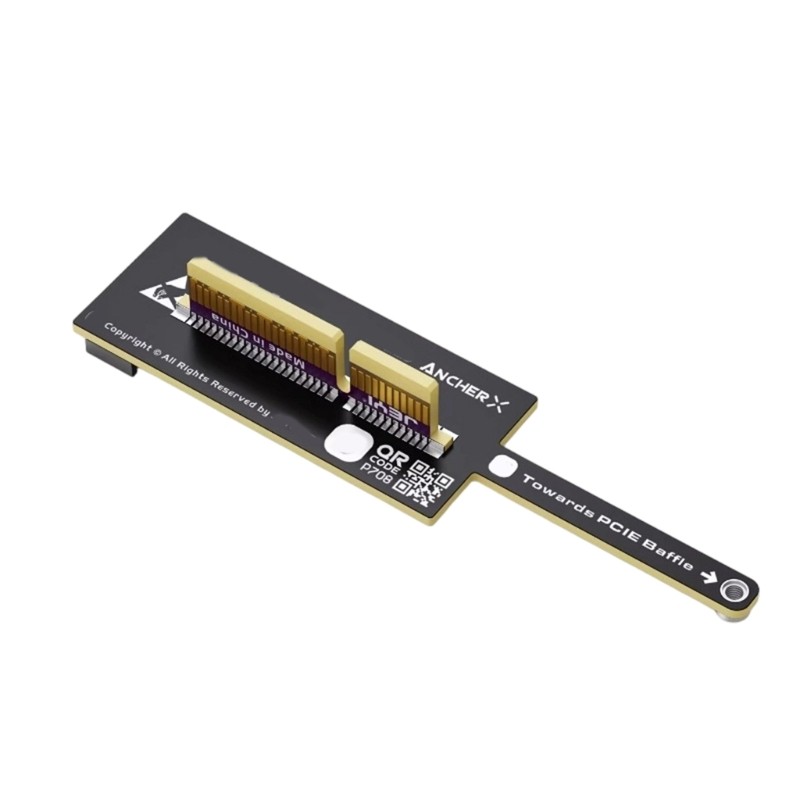 Drive Converter Card For PCIeX4/X1 Slots With Gold Finger Connectors