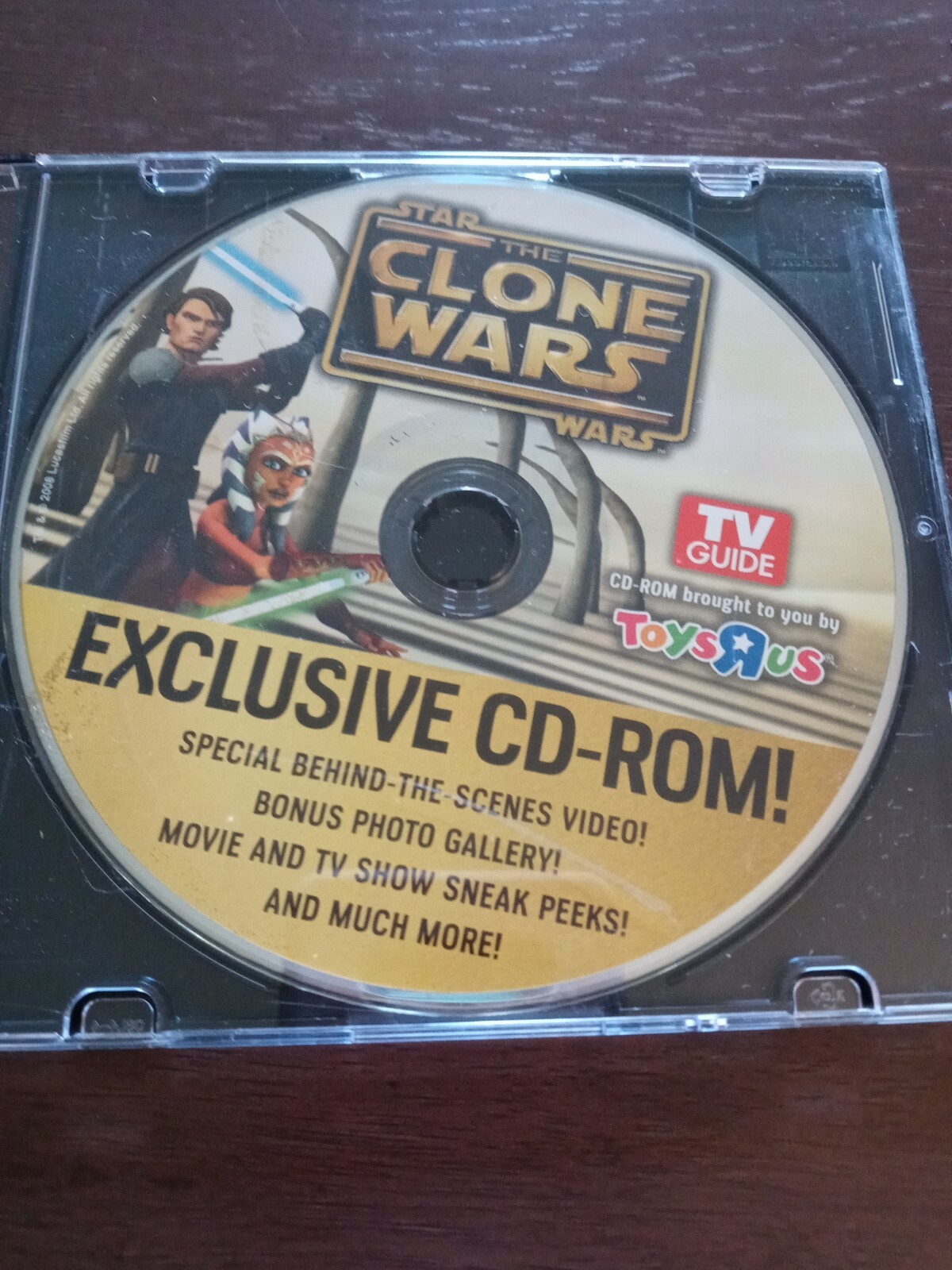TV Guide Star Wars Clone Wars ToysRUs CD-ROM