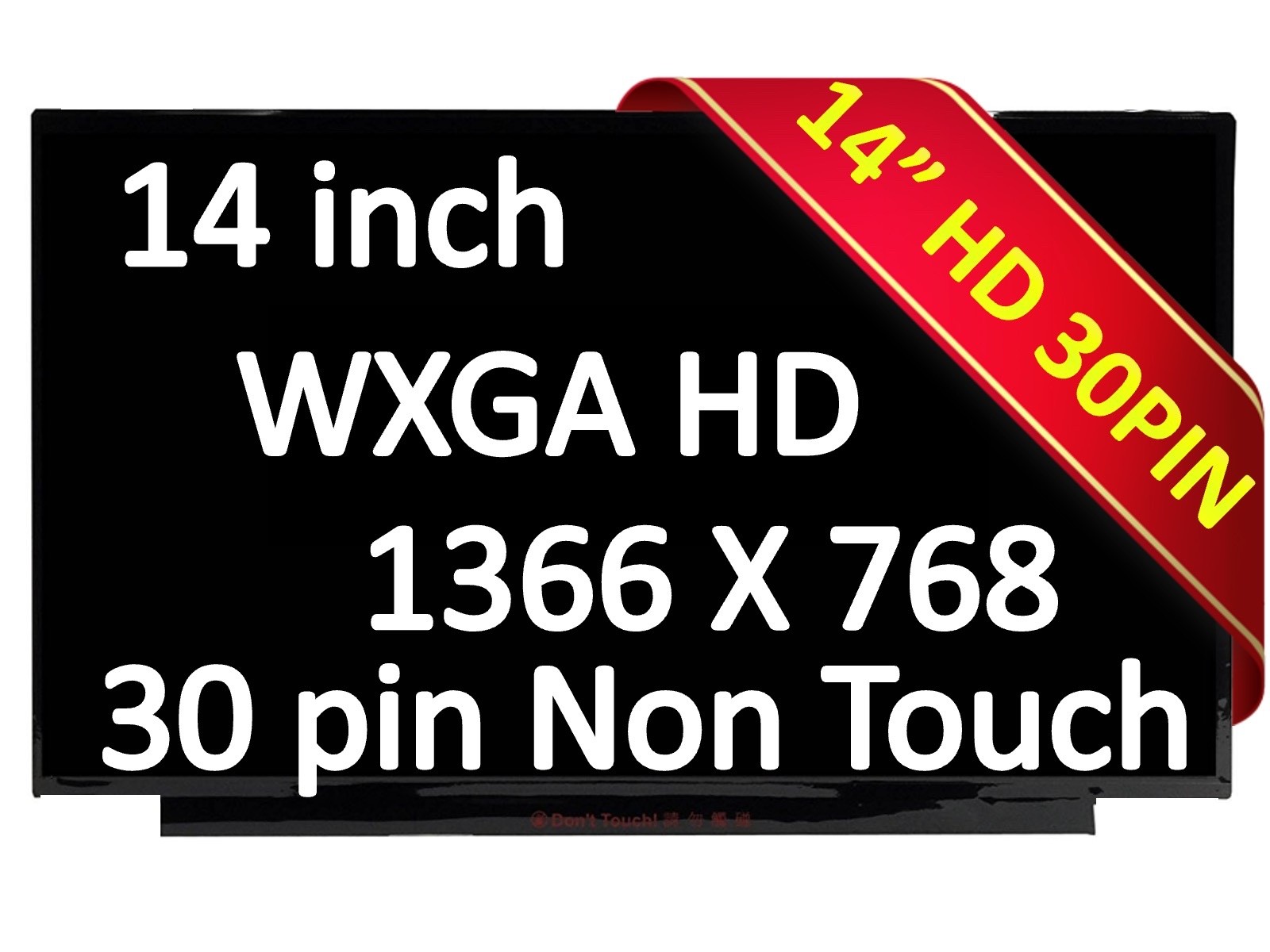 HP p/n N35730-001 HD LCD Screen 30 pin Matte LED Display