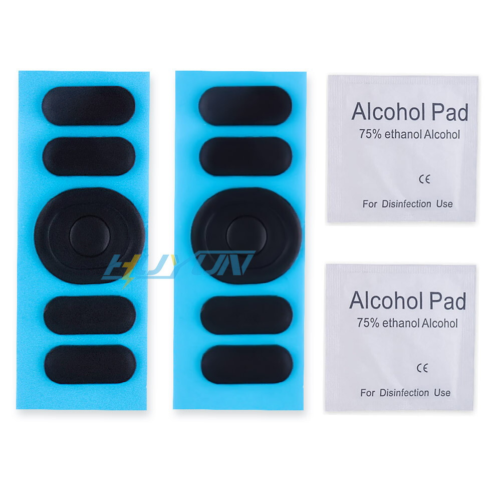 2 Sets Black Rounded Curved Edges Mouse Feet Skates for Logitech G304/G305 Mouse