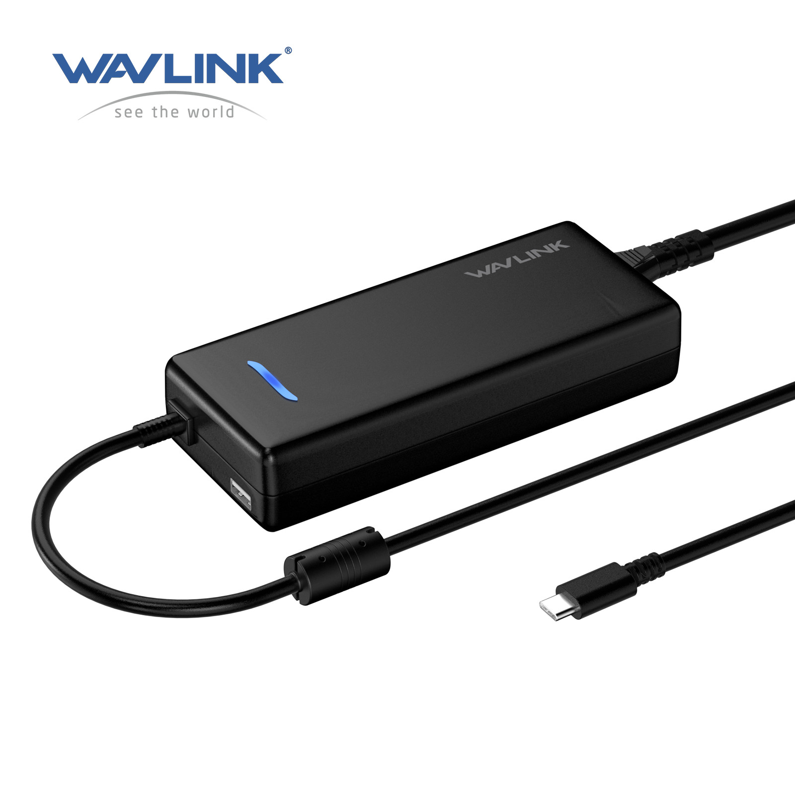 112W Universal Charger Portable USB C Laptop 100W AC Adapter with USB A Output