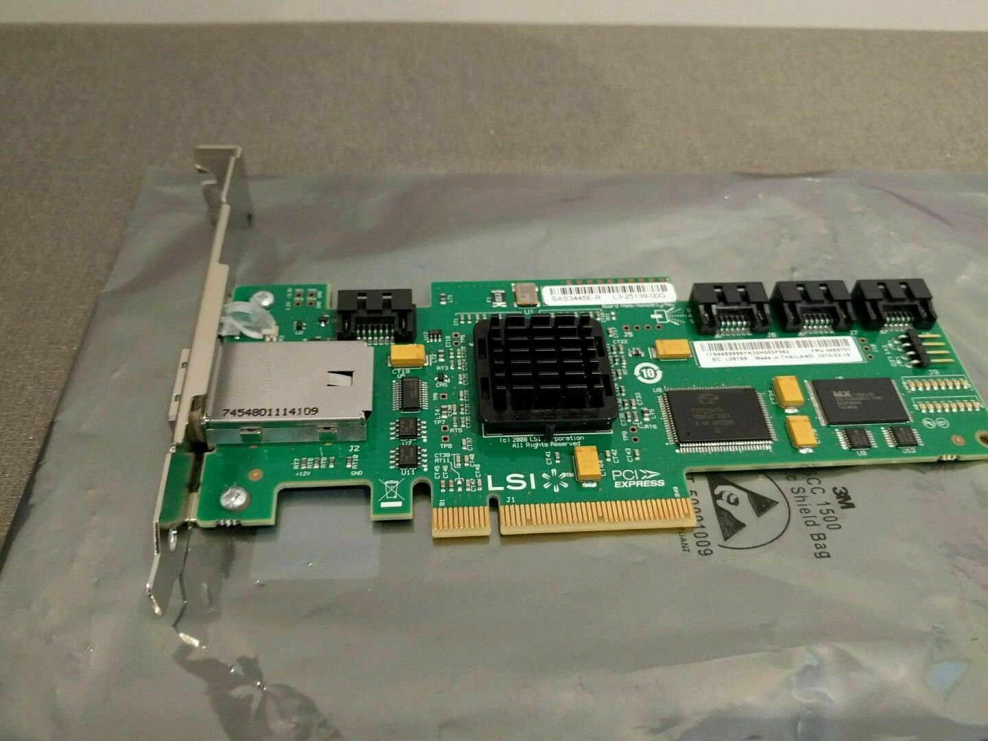 IBM LSI Logic SAS3445E-R RAID Controller Card Desktop 3Gb/s 44E8701 L3-25139-00F