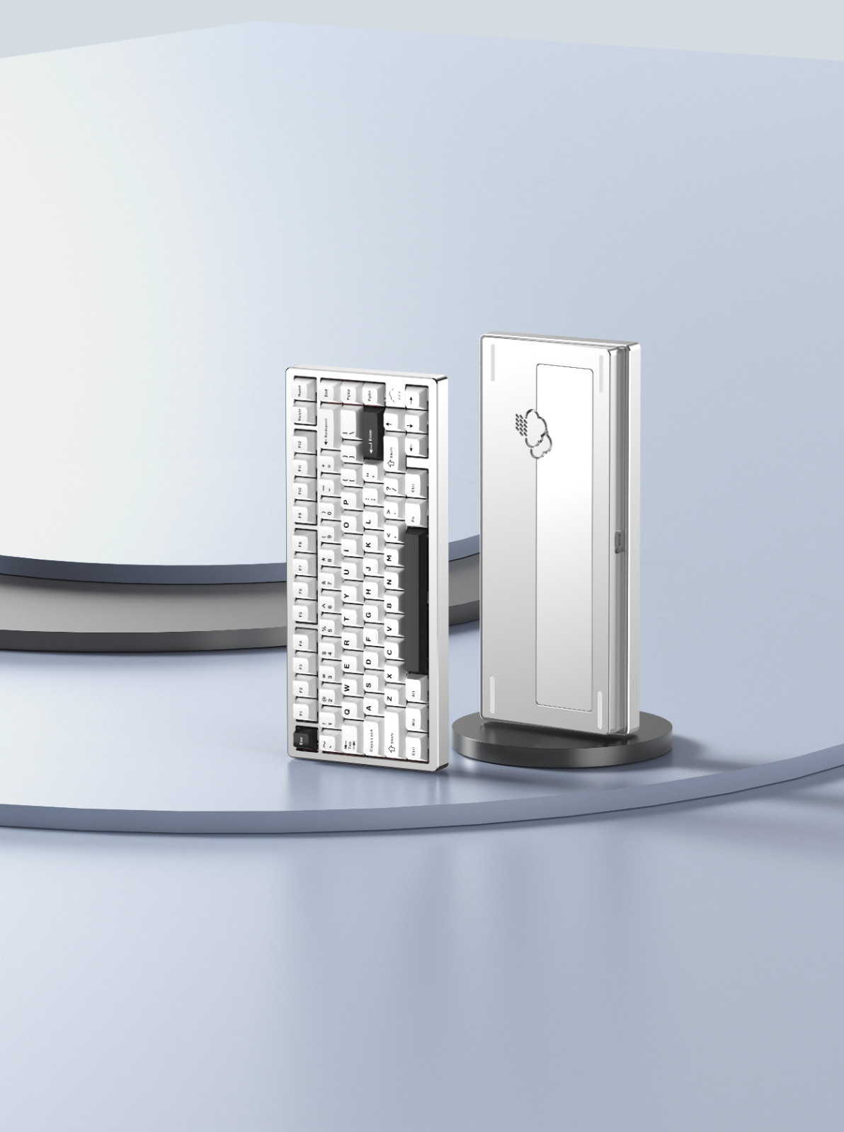 WOBKEY Rainy75 75% Aluminum Triple-Mode Connectivity Mechanical Keyboard