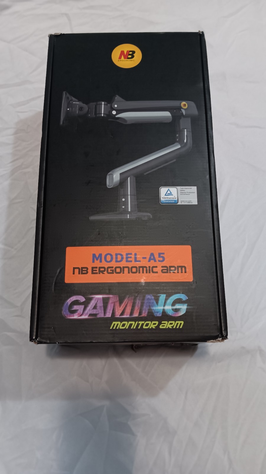 NB Ergonomic Gaming Monitor-Arm for Flat/Ultrawide/Curved Monitors 27'' to 50"