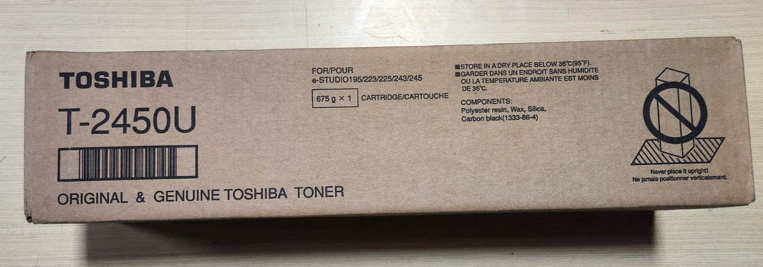 Genuine Toshiba T-2450U Black Toner Cartridge