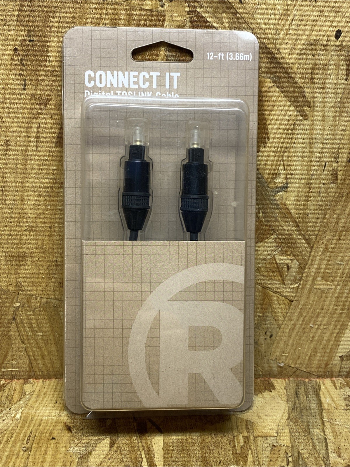 Radioshack Connect It 6ft Digi.  TOSLINK Audio Cable Optical Fiber Optic 1500610
