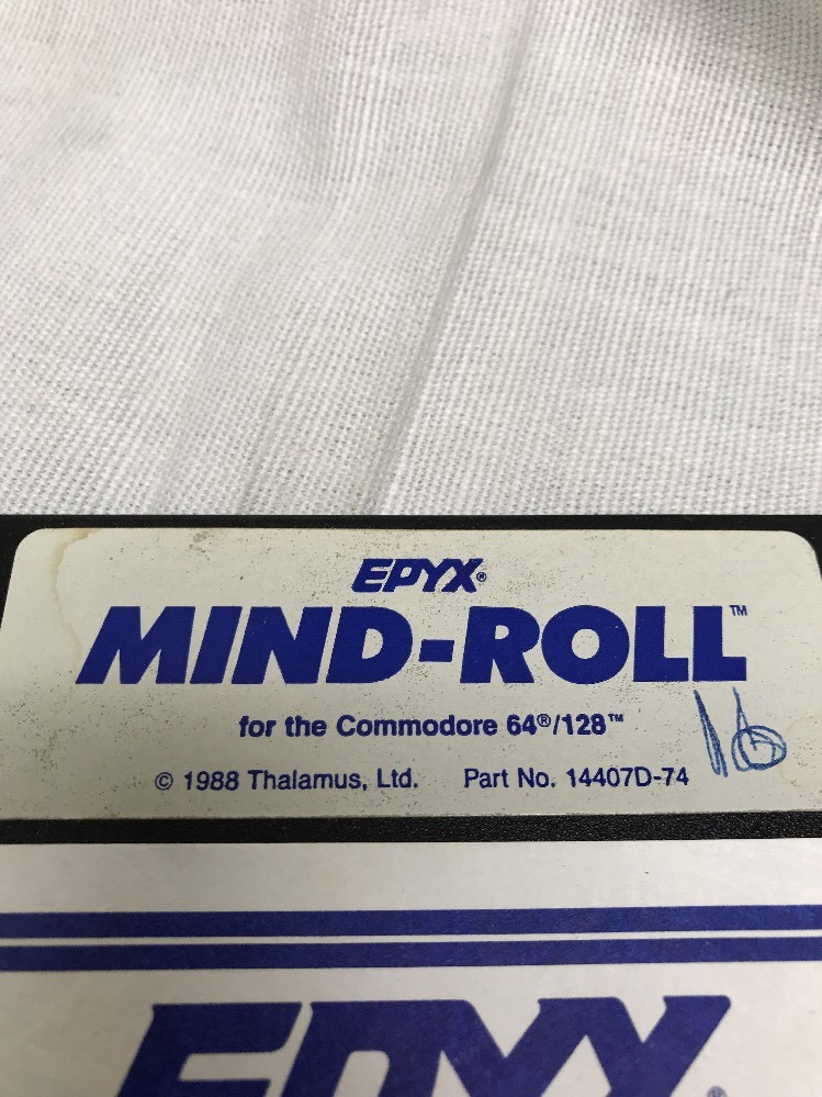 Mind-Roll For Commodore 64/128 1988 EPYX