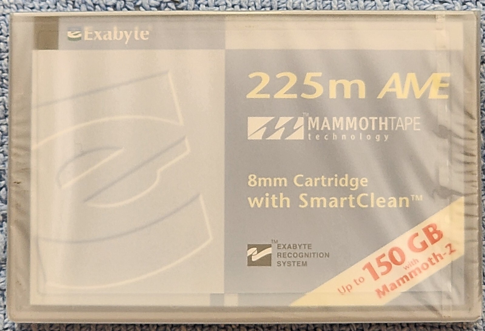 Exabyte 225m AME 8mm Cartridge with SmartClean