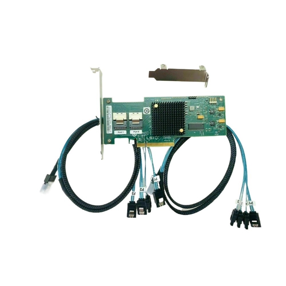 LSI 6Gbps SAS HBA SAS 911-8i IT Mode ZFS FreeNAS unRAID + 2*SFF-8087 SATA US