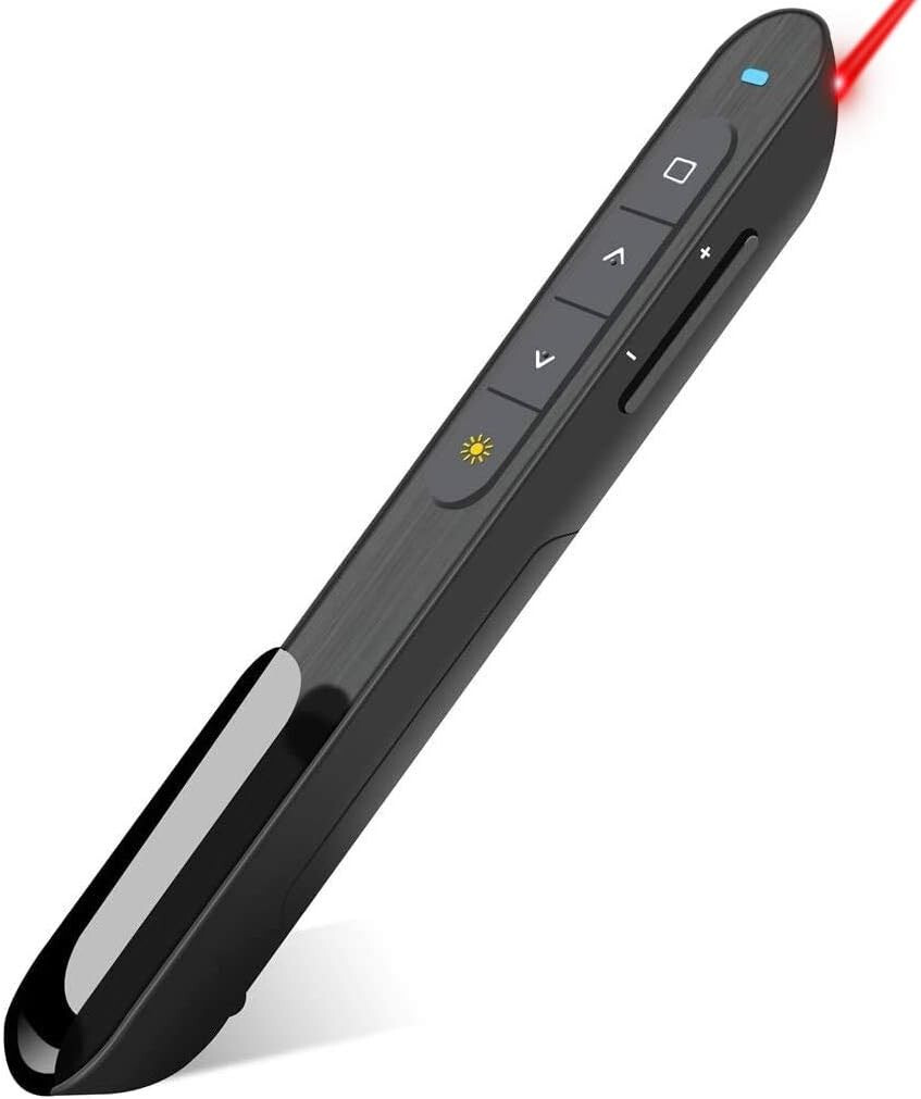 Dino Wireless Presenter Black w/Laser Light USB Receiver + Pouch D05-DF-US (2)