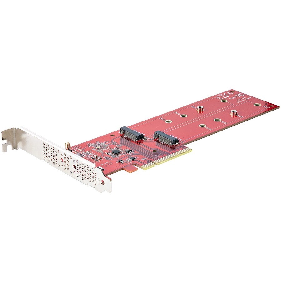 StarTech Dual M.2 PCIe SSD Adapter Card, PCIe x8 / x16 to Dual NVMe/AHCI M2