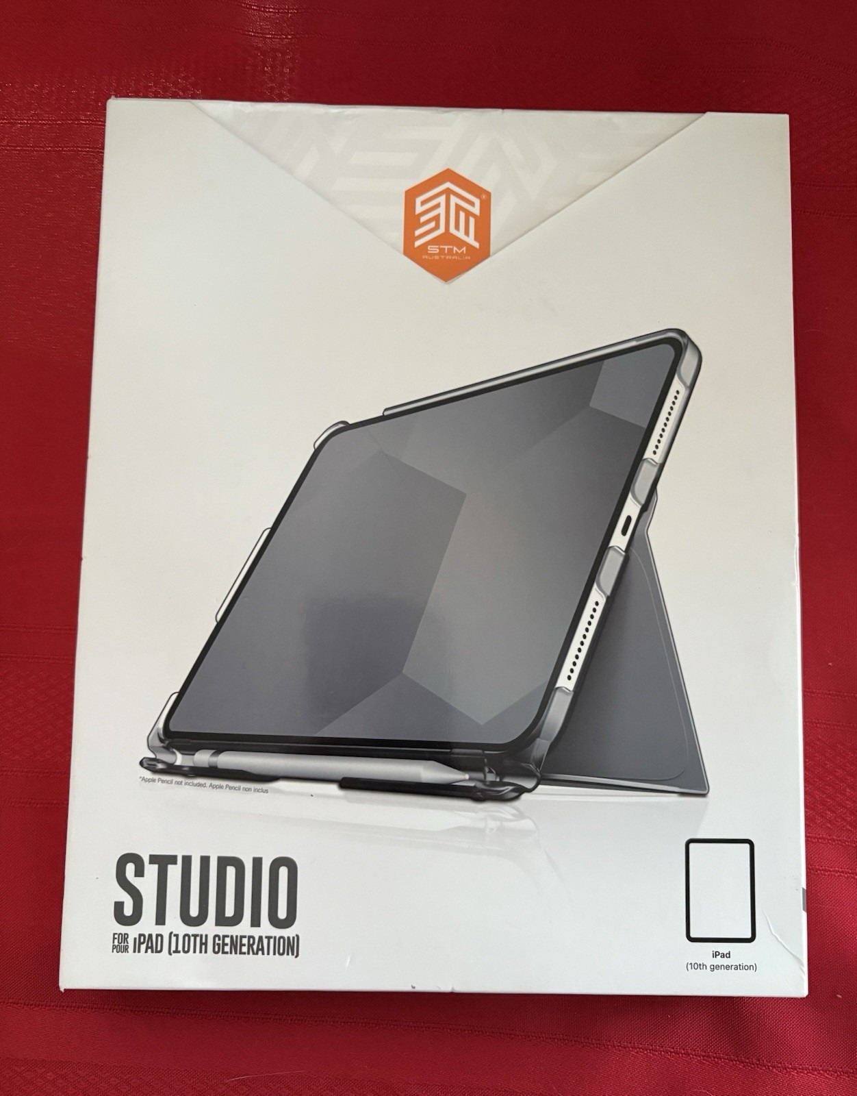 New In Box STM Studio 10th Gen iPad Case - Gray -Free Shipping -Studio For IPad