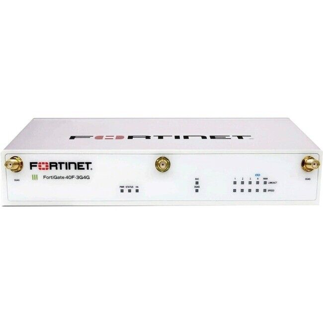 Fortinet FortiGate FG-40F-3G4G Network Security/Firewall Appliance FG40F3G4G