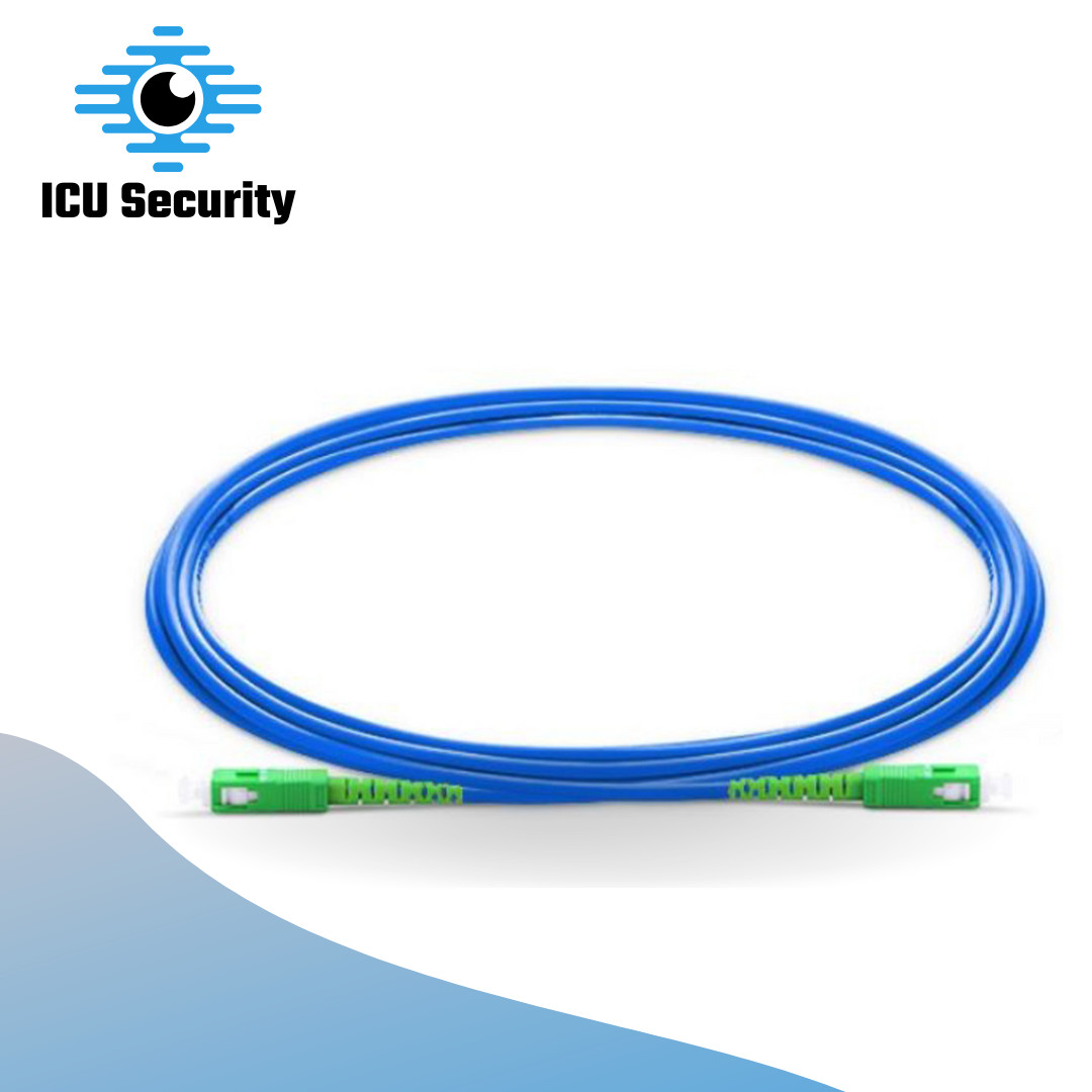 LOT OF 4 -3M Cable SC/UPC-SC/APC Single-Mode 9/125 simple Fiber Optic Patch Cord
