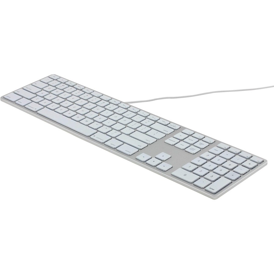 Matias RGB Backlit Wired Aluminum Keyboard for Mac Silver FK318LS