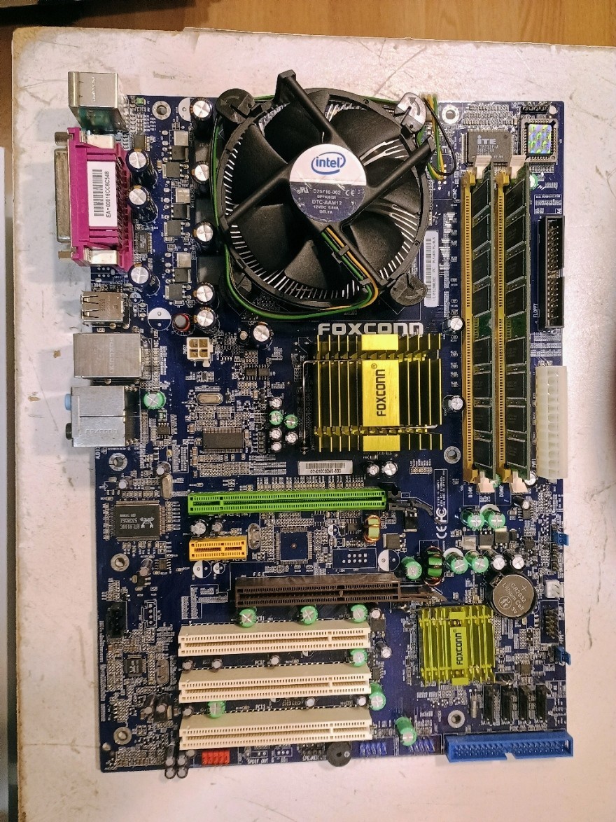 Foxc0nn 915PL7AE MB Combo with CPU, Ram, CPU Fan and I/O Shield