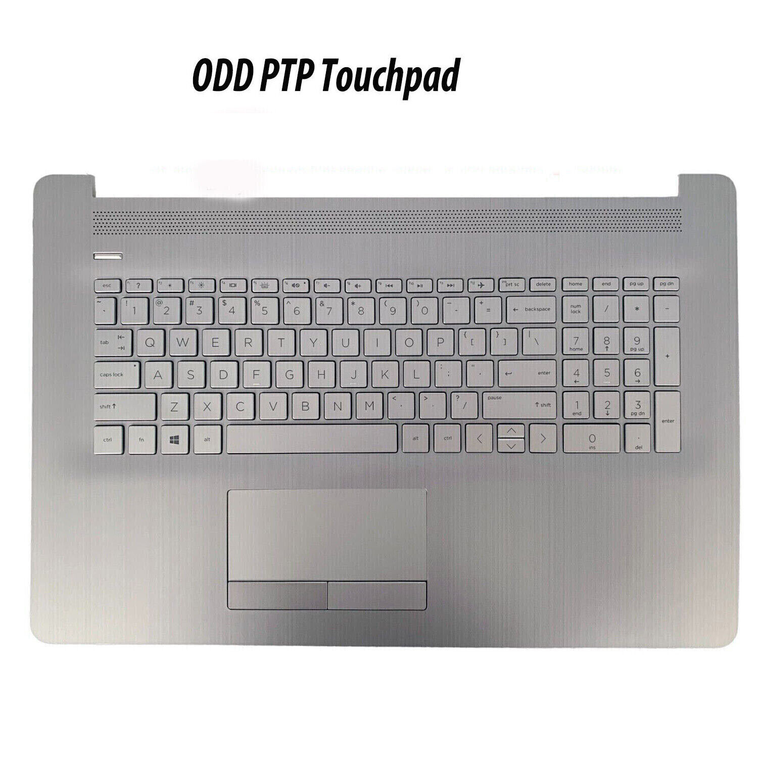 New Palmrest Backlit Keyboard PTP Touchpad ODD L92783-001 For HP 17-BY 17-CA USA