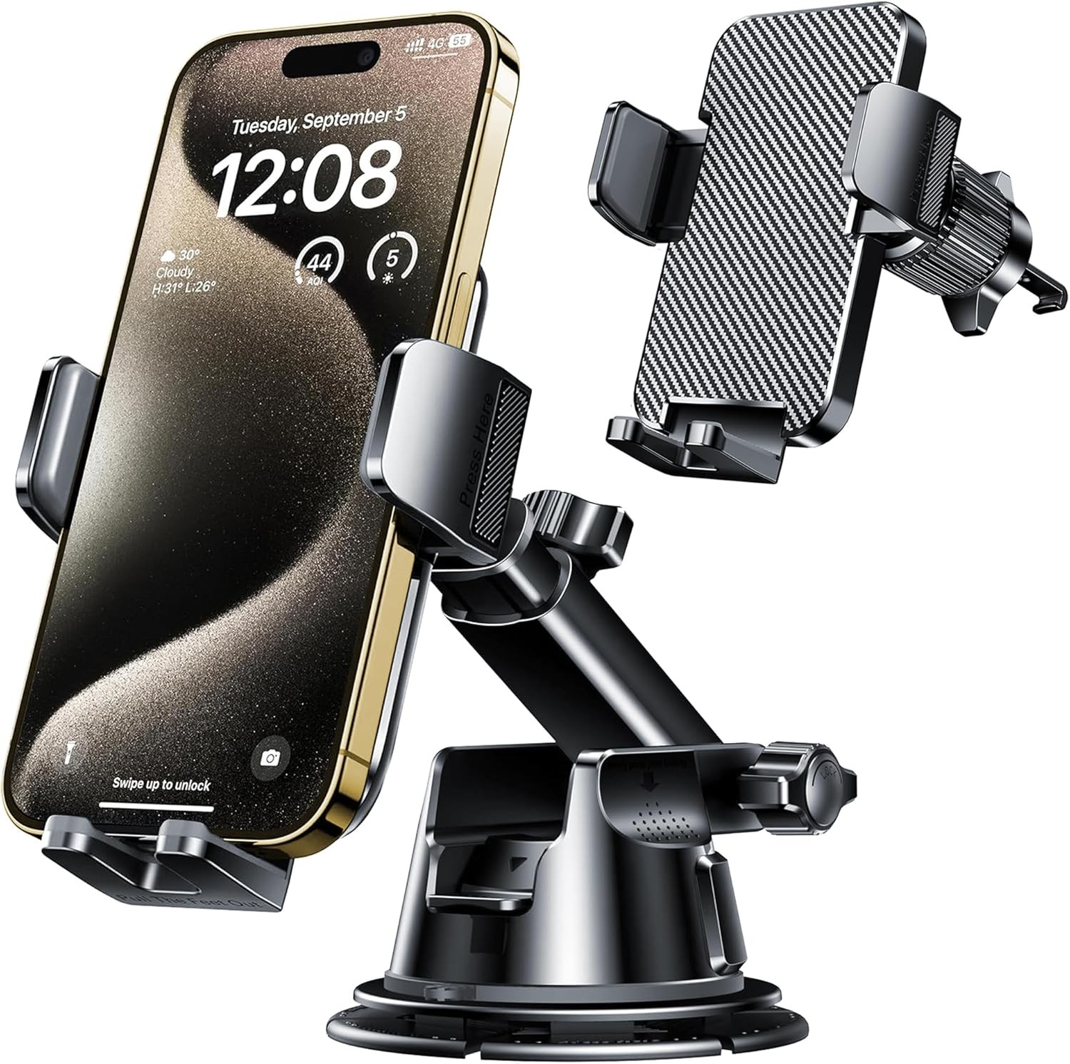 Dash Mounted Holders Phone Holders for Your Car Phone Mount for Car Windshield D