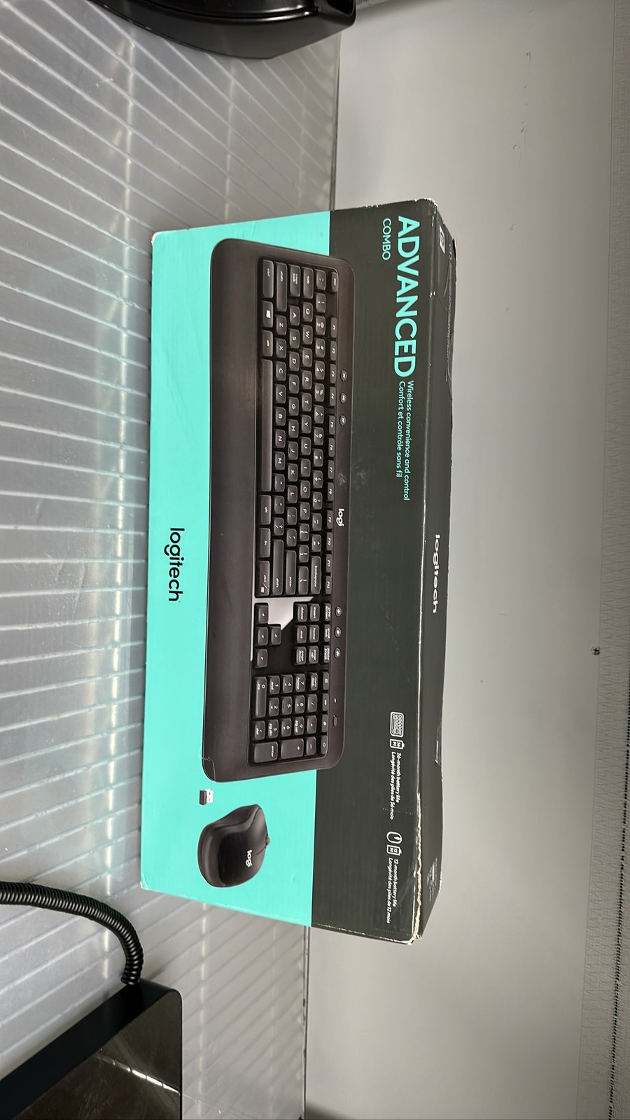 Logitech Wireless Keyboard Mouse Black USB
