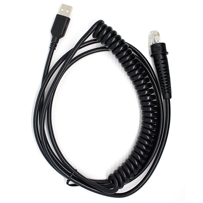 2pcs 9FT Coiled USB Cable For Honeywell 1900G 1200 1250G 1300G 1400G Scanner