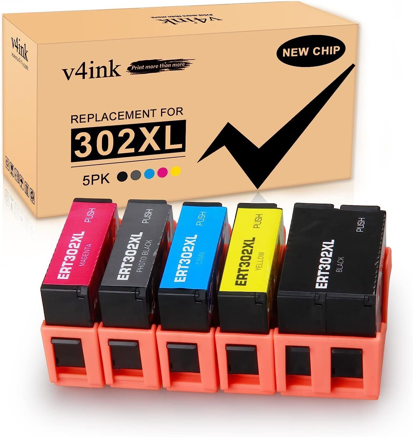 Multipack 302XL T302XL Ink Cartridge for Epson Expression Premium XP-6000 6100