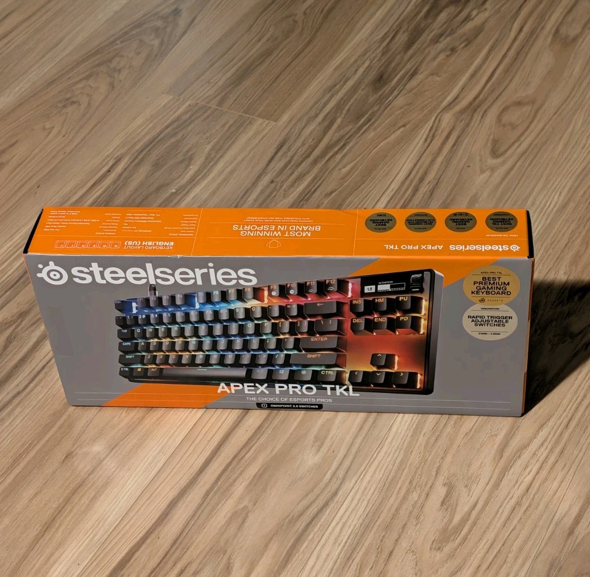 SteelSeries Apex Pro TKL Gen 3 64740 OmniPoint 3.0 Switches KB Black Sealed New