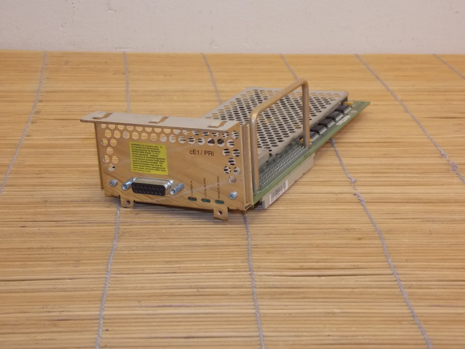Cisco NP-CE1 1-Port Channel E1/ISDN PRI (Unbalanced/Balanced)