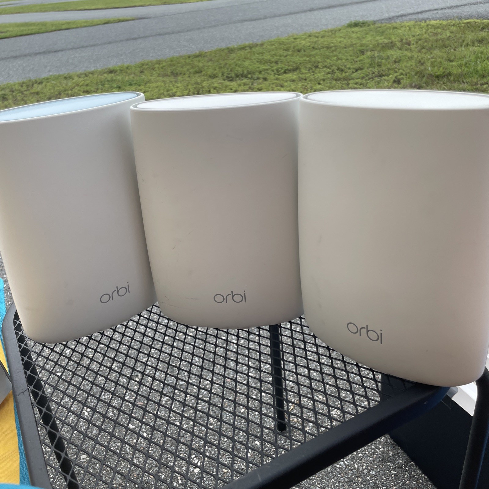 Set of 3 NETGEAR Orbi RBR50, RBS50, RBS50v2, AC3000 WiFi Router Satellite System