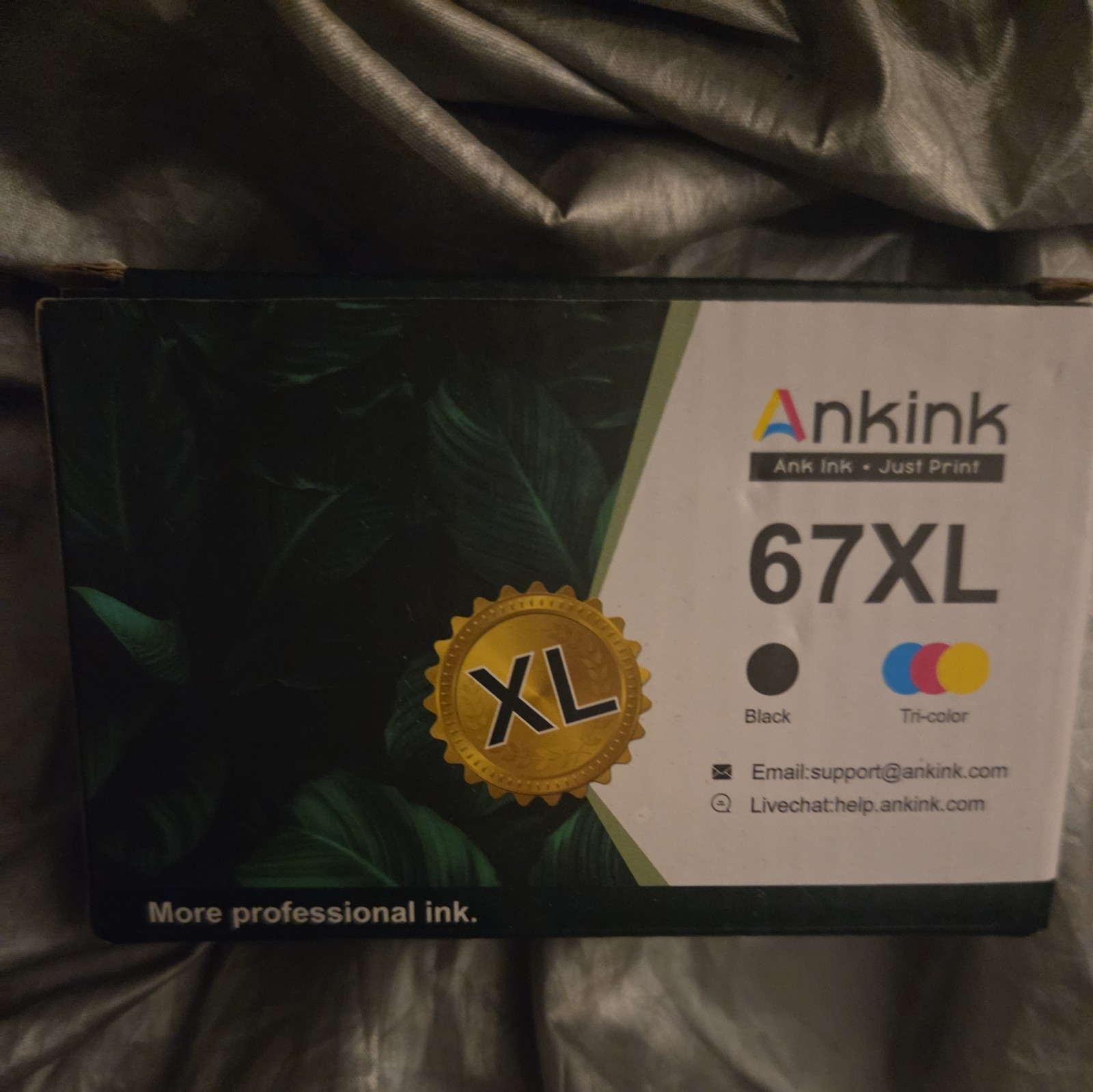 Ankink 67XL Compatible for HP Inkjet Ink Cartridges Black & Tri-Color Multipack