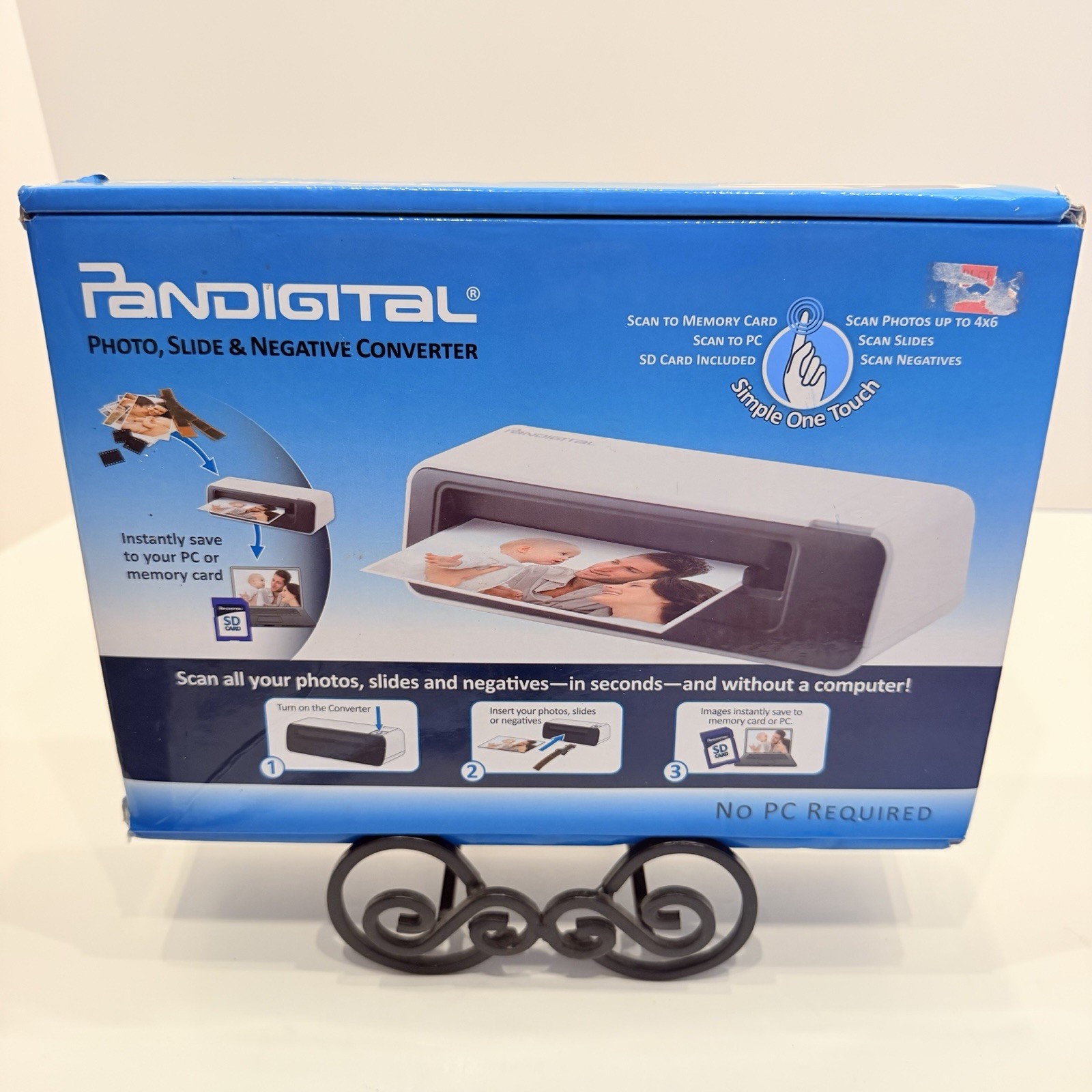 Pandigital Photo,Slide,Negative Digital Converter PANSCN05 Scanner Open Box