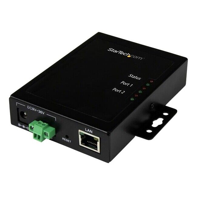 StarTech 2-Port Serial-to-IP Ethernet Device Server - RS232