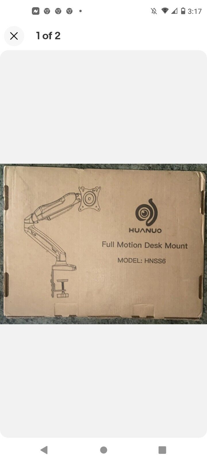 Huanuo Full Motion Desk Mount HNSS6