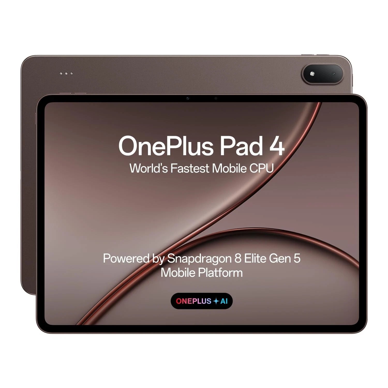 OnePlus Pad 4, Snapdragon® 8 Elite Gen 5 Platform 8GB + 256GB WiFi Dune Glow.