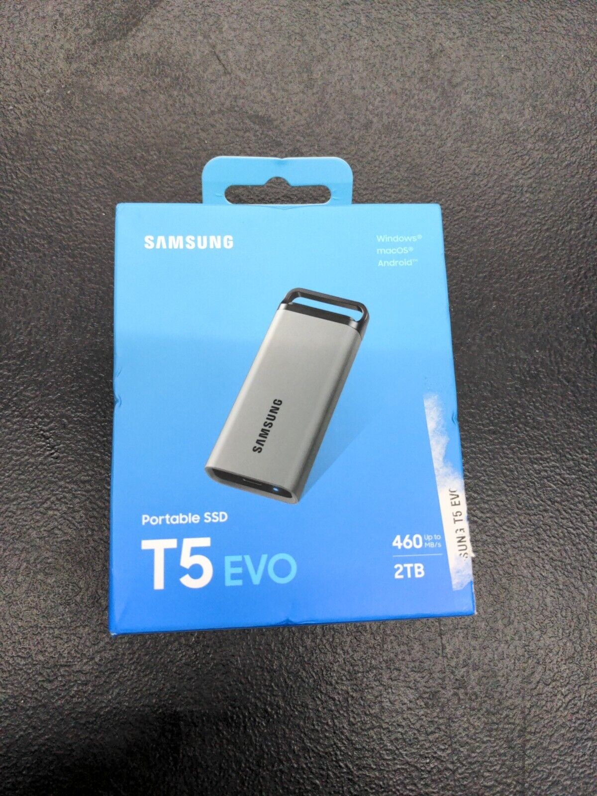 NEW SAMSUNG PORTABLE SSD T5 EVO 2TB MU-PM2TOG/WW